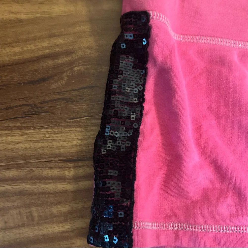 💕Hard Candy Barbie Pink & Black Sequin Trim Shorts Sparkly embellished - Picture 4 of 9